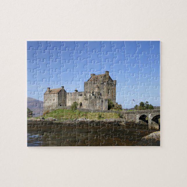 Eilean Donan Castle, Scotland. The famous Eilean 3 Jigsaw Puzzle (Horizontal)