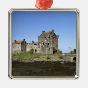 Eilean Donan Castle, Scotland. The famous Eilean 3 Metal Ornament