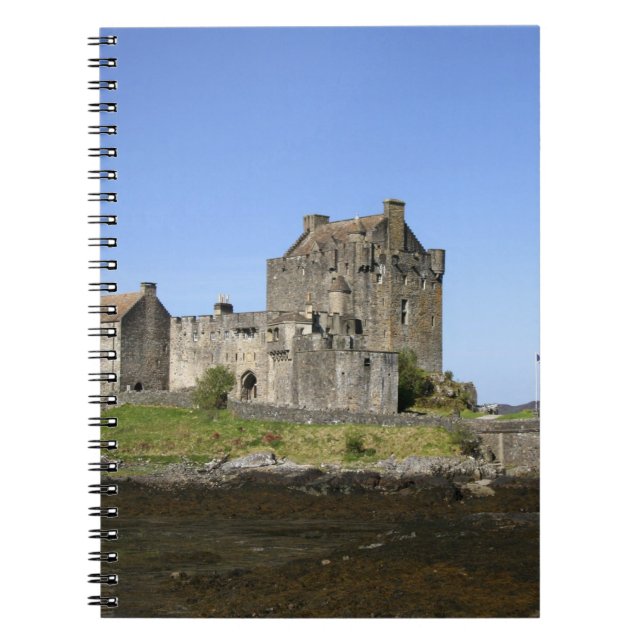 Eilean Donan Castle, Scotland. The famous Eilean 3 Notebook (Front)