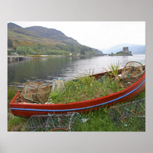 Eilean Donan Castle, Scotland. The famous Eilean 4 Poster