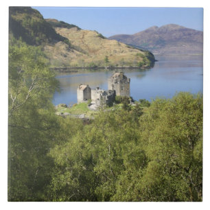 Eilean Donan Castle, Scotland. The famous Eilean Tile