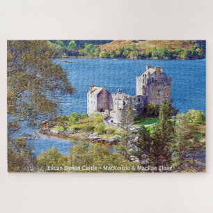 Eilean Donan Castle–Scots MacKenzie & MacRae Clans Jigsaw Puzzle