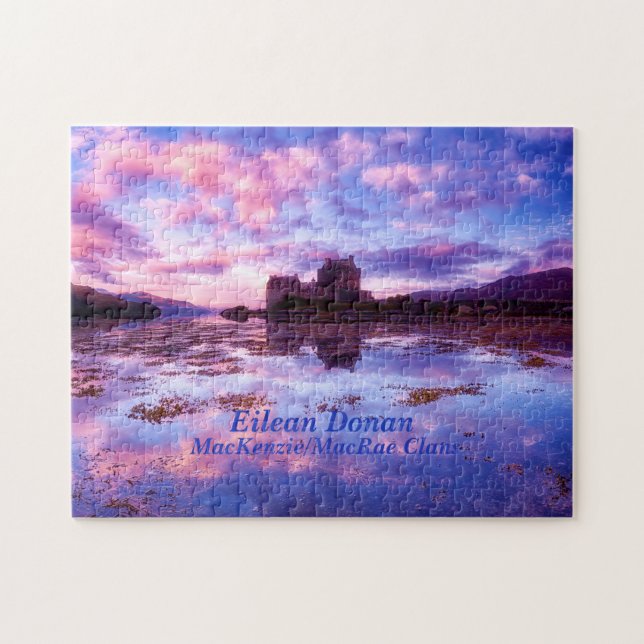 Eilean Donan – MacKenzie/MacRae Clans Jigsaw Puzzle (Horizontal)