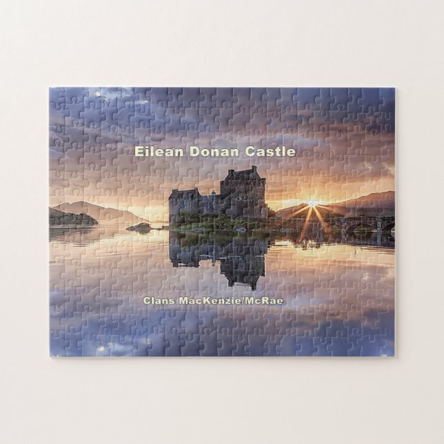 Eilean Donan – MacKenzie/MacRae Clans Jigsaw Puzzle (Horizontal)