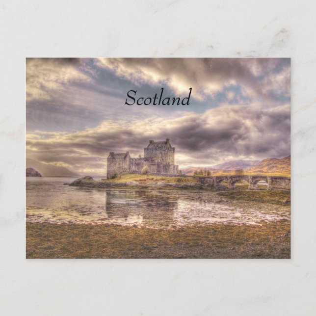 Eilean Donan sky, Scotland Postcard (Front)