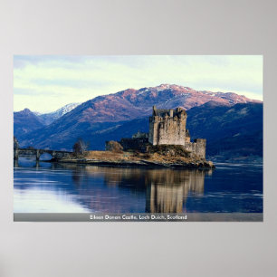 Eileen Donan Castle, Loch Duich, Scotland Poster