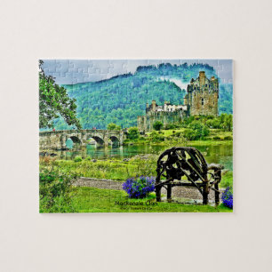 Eileen Donan Summertime Scotland Mackenzie Clan Jigsaw Puzzle