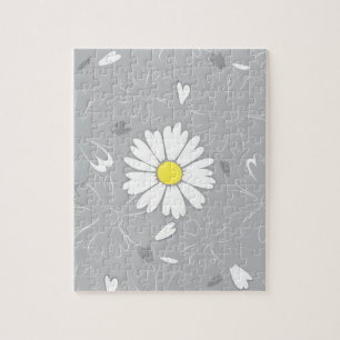 Eilin's Daisy Flower Jigsaw Puzzle