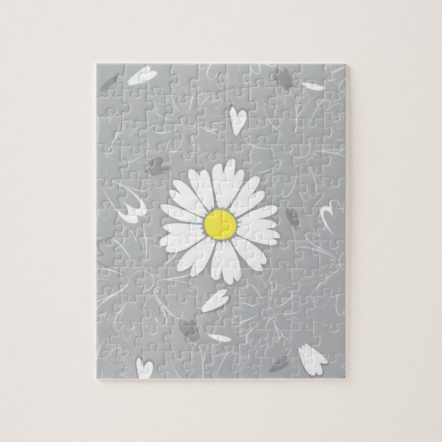Eilin's Daisy Flower Jigsaw Puzzle (Vertical)