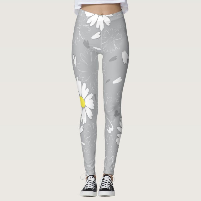 Eilin's Daisy Flower Leggings (Front)