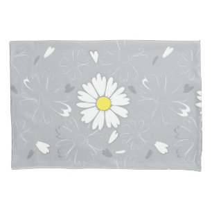 Eilin's Daisy Flower Pillowcase