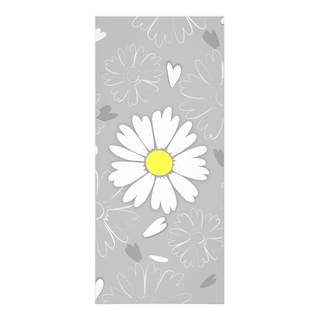 Eilin's Daisy Flower Rack Card (Front)