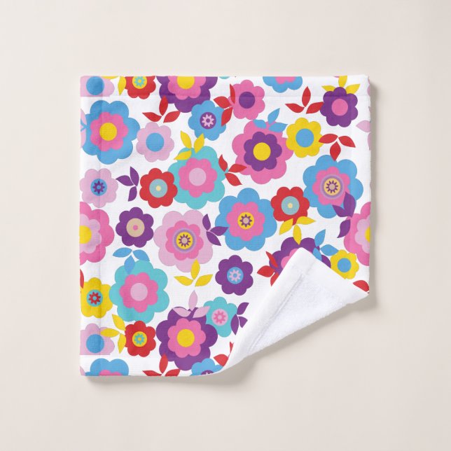 Eilin's Spring Flowers 2 Wash Cloth (Wash Cloth)