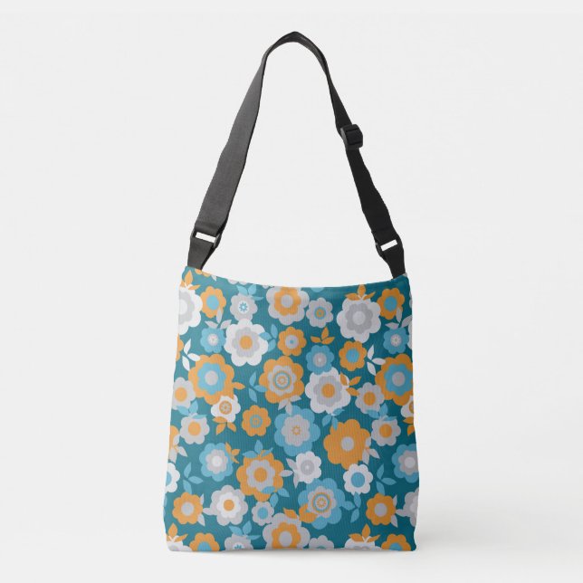 Eilin's Spring Flowers Crossbody Bag (Front)