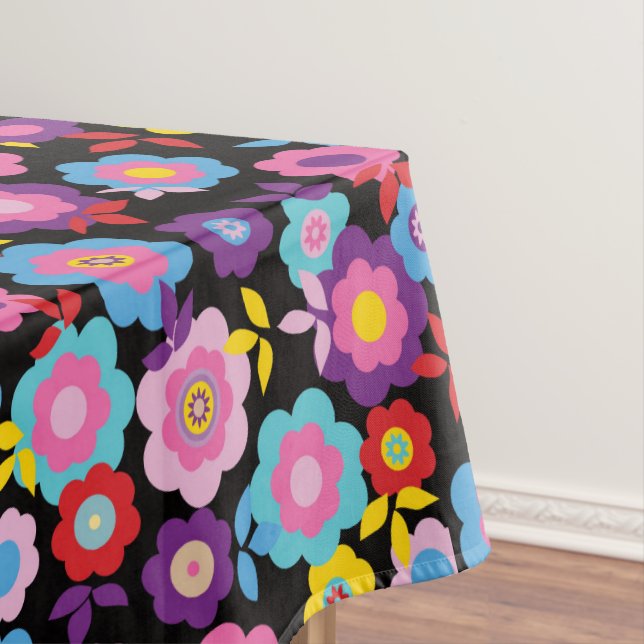 Eilin's Spring Flowers Tablecloth (In Situ)