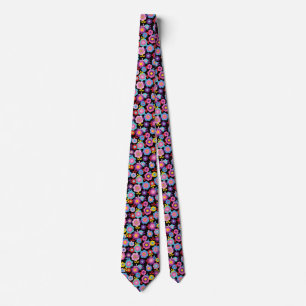 Eilin's Spring Flowers Tie