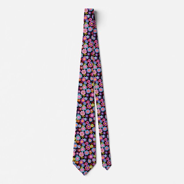 Eilin's Spring Flowers Tie (Front)