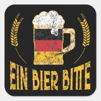 Ein Bier Bitte German Flag One Beer Please