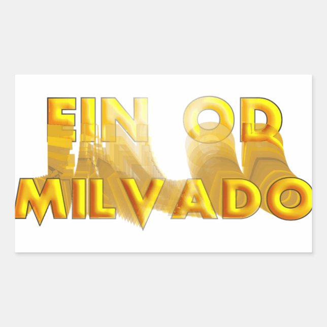 Ein Od Milvado Rectangular Sticker (Front)