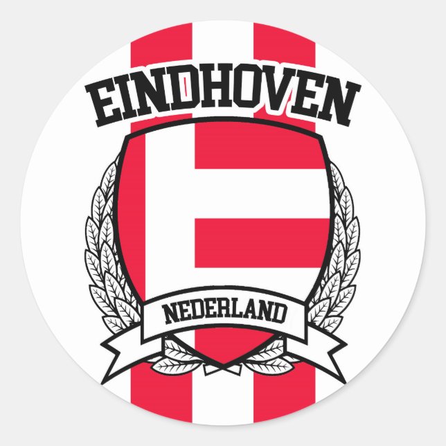 Eindhoven Classic Round Sticker (Front)
