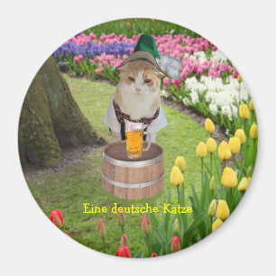 Eine deutsche Katze Magnet
