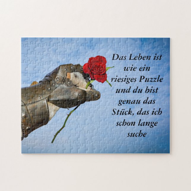 Eine Rose für Dich Jigsaw Puzzle (Horizontal)