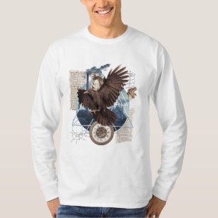 Eine schöne Collage mit Adler T-Shirt