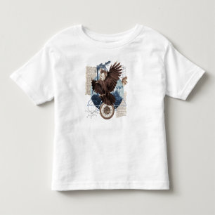 Eine schöne Collage mit Adler Toddler T-Shirt