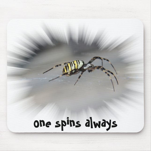 einer spinnt immer Mauspad Mouse Pad (Front)