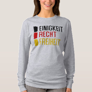 Einigkeit Recht Freiheit Germany Motto T-Shirt