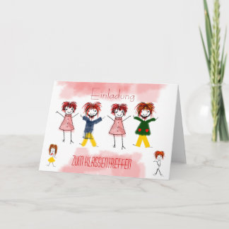 Einladung Klassentreffen Invitation