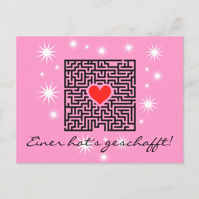 Einladungskarten JGA Postcard (Front)