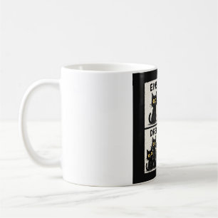 Eins Zwei Drei Fear Funny German Cat Counting Coff Coffee Mug