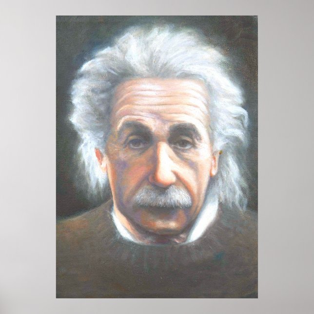 Einstein by Carol Broderick (me mum) Poster (Front)