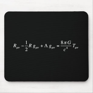 Einstein field equation of general relativity mouse pad