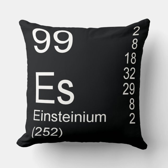 Einsteinium Cushion (Front)