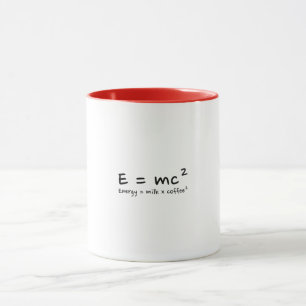 Einstein's Coffee Formula Funny Science Coffee Mug