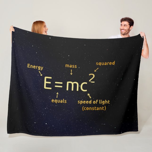 EINSTEIN'S FORMULA FLEECE BLANKET (In Situ)