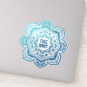 Eira Mandala Personalised Custom-Cut Vinyl Sticker
