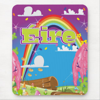 Éire Cartoon travel poster. Mouse Pad