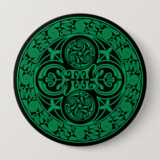 Eire: Celtic Irish ambigram 10 Cm Round Badge
