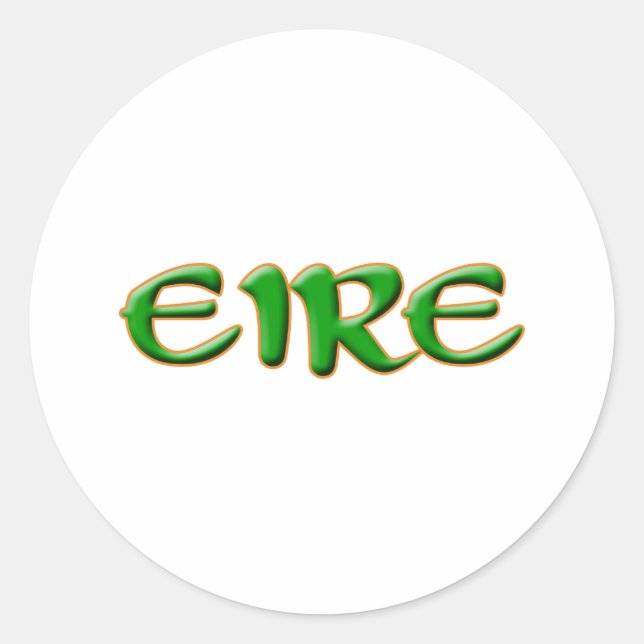 Eire Eltic Text Sticker (Front)
