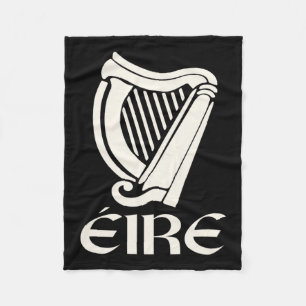 Eire Gaelic Ireland Eireann Irish Pride Harp St Pa Fleece Blanket