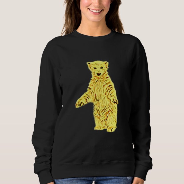 Eisbär Children's  With Bear North Pole Endangered Sweatshirt (Front)