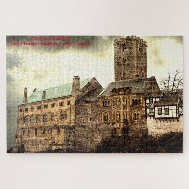 Eisenach Wartburg Castle Germany. Jigsaw Puzzle (Horizontal)