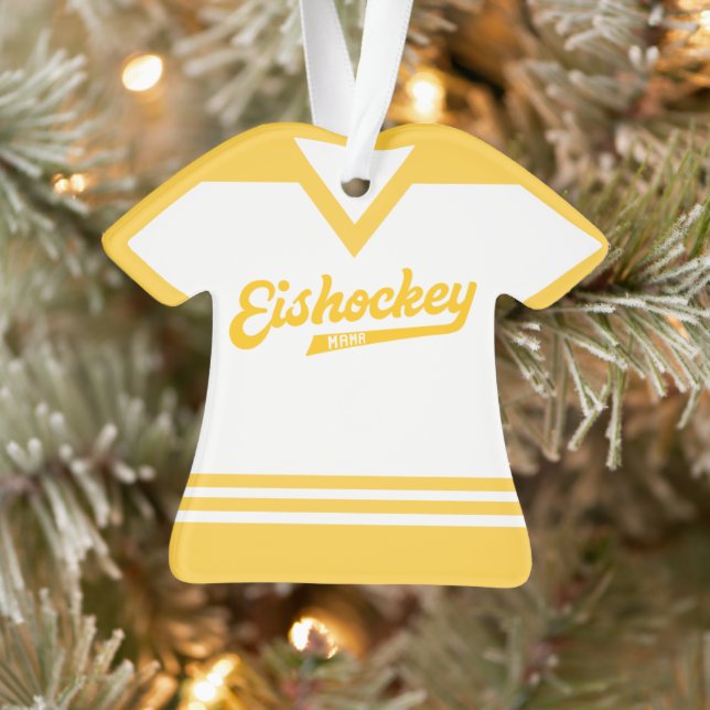 Eishockey Mama German Hockey Mum Ornament (Tree)