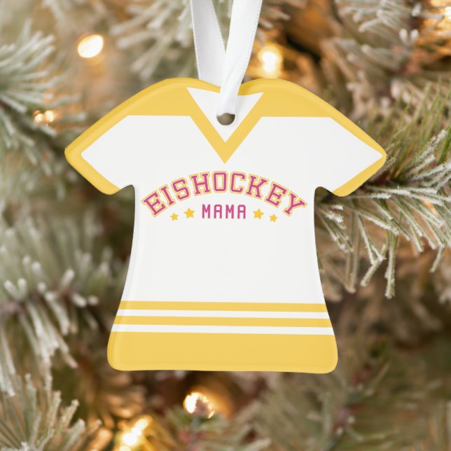 Eishockey Mama Hockey Mum German Ornament (Tree)
