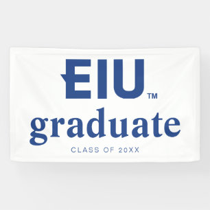 EIU Block Letter Banner