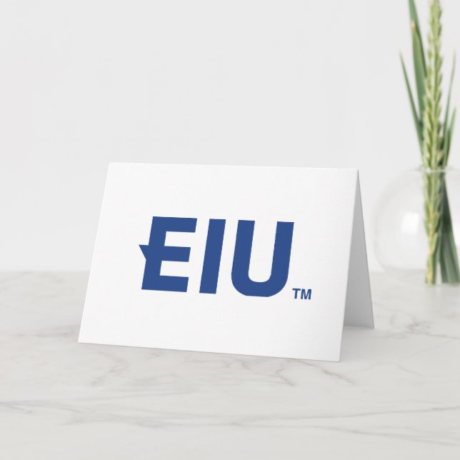 EIU Block Letter Card (Front)