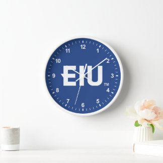 EIU Block Letter Clock
